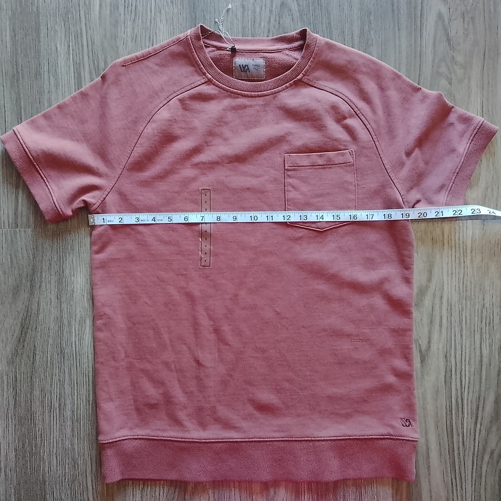 Casual Maroon Cotton Short Sleeve Tee VRST